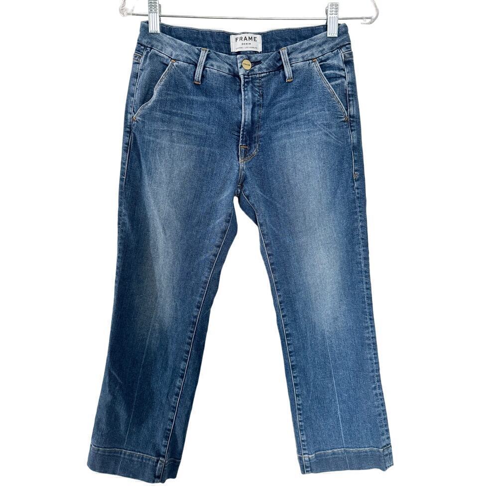 Frame Denim Le Slender Thistle Straight Leg Jean Size 27 - Picture 4 of 7